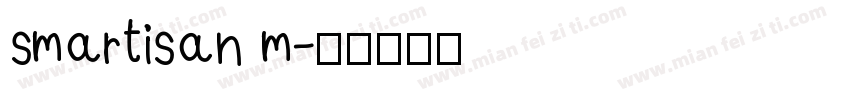 smartisan m字体转换